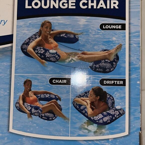 New Aqua 3 in-1 beach swim recliner Pool Hammock &Float lounge chair float lazy - Picture 2 of 3